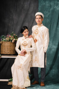 ao dai cuoi trang